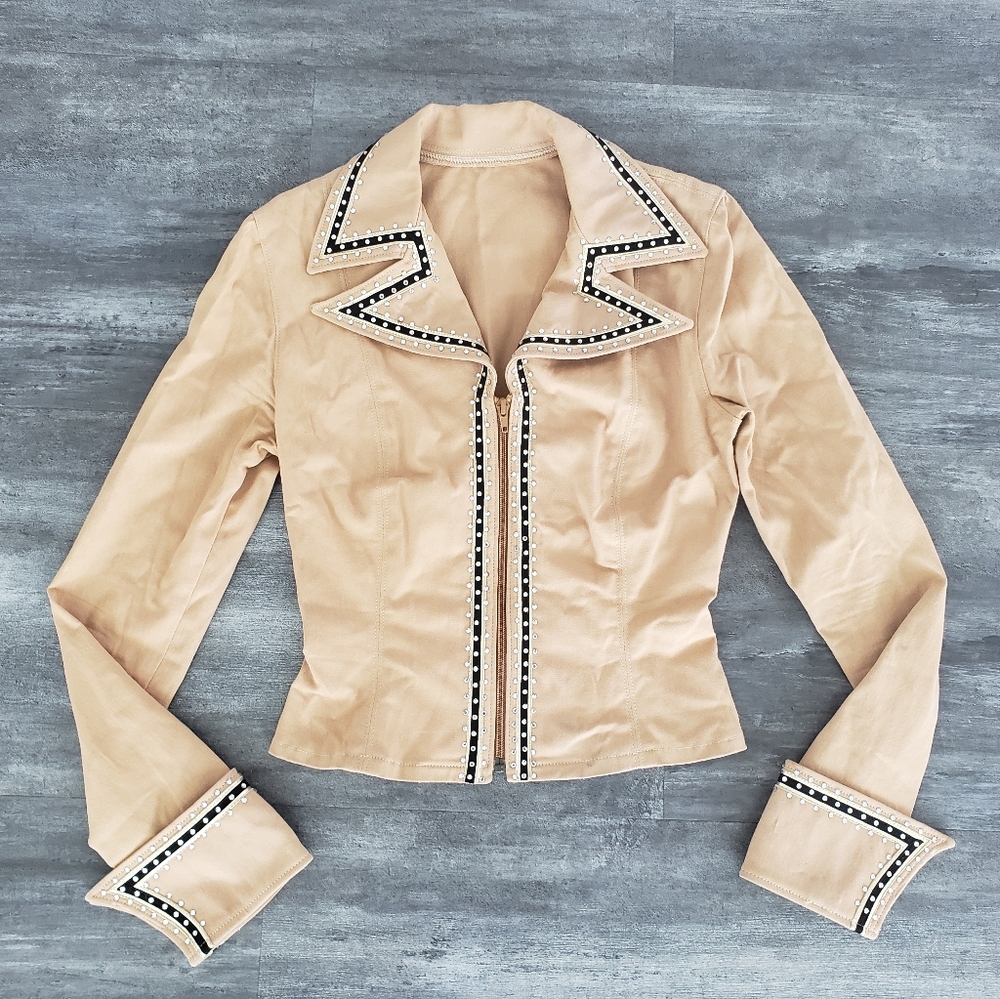 Nude Diamond Detailed DO Horse Show Jacket